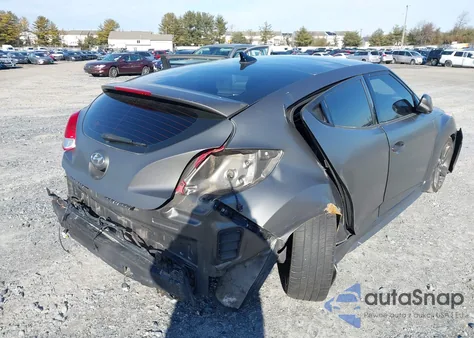 2014 Hyundai Veloster Turbo W/Blue z USA, uszkodzony, nr VIN KMHTC6AE4EU203924